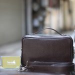 Túi clutch golf da thật handmade cao cấp khâu tay thủ công 100% Lano CLTK02