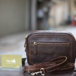 Túi da nam mini đeo chéo Lano Kt197