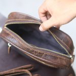 Túi da nam mini đeo chéo Lano Kt197