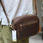 Túi da nam mini đeo chéo Lano Kt197