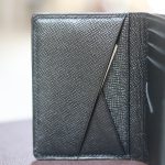 Ví da handmade khâu tay thủ công dáng đứng Lano VDNTK012