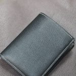 Ví da nam handmade khâu tay thủ công dáng đứng có ngăn zip Lano VDNTK014
