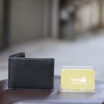 Ví da Taiga handmade dáng ngang có ngăn zip Lano VDNTK015