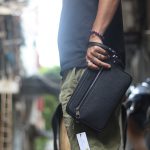 Clutch da thật cầm tay 1 khoá handmade khâu tay thủ công 100% Lano CLTK03
