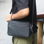 Clutch da thật cầm tay 1 khoá handmade khâu tay thủ công 100% Lano CLTK03