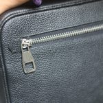 Clutch da thật cầm tay 1 khoá handmade khâu tay thủ công 100% Lano CLTK03