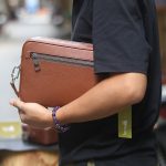 Clutch da thật cầm tay 1 khoá handmade khâu tay thủ công 100% Lano CLTK03