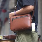 Clutch da thật cầm tay 1 khoá handmade khâu tay thủ công 100% Lano CLTK03