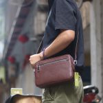 Clutch da thật cầm tay 1 khoá handmade khâu tay thủ công 100% Lano CLTK03
