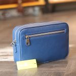 Clutch da thật cầm tay 1 khoá handmade khâu tay thủ công 100% Lano CLTK03