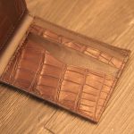 Ví nam handmade cao cấp da dê phối cá sấu Lano VDNTK018
