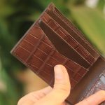 Ví nam handmade cao cấp da dê phối cá sấu Lano VDNTK018