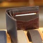 Ví nam handmade cao cấp da dê phối cá sấu Lano VDNTK018