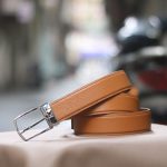 Dây thắt lưng da bò epsom handmade cao cấp TLH02