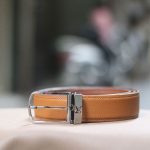 Dây thắt lưng da bò epsom handmade cao cấp TLH02