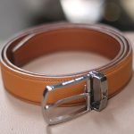 Dây thắt lưng da bò epsom handmade cao cấp TLH02