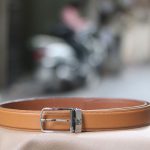 Dây thắt lưng da bò epsom handmade cao cấp TLH02