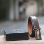 Dây thắt lưng da bò taiga handmade cao cấp TLH03
