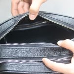 Túi da clutch handmade da bò phối cá sấu 2 ngăn khoá số Lano CLTK05