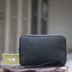 Túi clutch cầm tay da bò epsom ngoại khoá vân tay Lano CLTK11