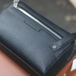 Túi Clutch handmade cầm tay da thật cao cấp 1 khoá kéo Lano CLTK09