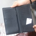 Ví da cầm tay cao cấp handmade 2 gấp VCTK09