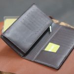Ví da cầm tay cao cấp handmade 2 gấp VCTK09
