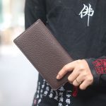 Ví da cầm tay cao cấp handmade 2 gấp VCTK09