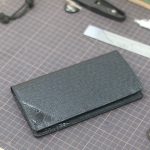 Ví da cầm tay cao cấp handmade 2 gấp VCTK09