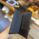 Ví da cầm tay cao cấp handmade 2 gấp VCTK09