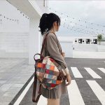 Balo da nữ đa sắc sang trọng tinh tế Lano BLNU12