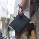 Túi Clutch da đan cầm tay đơn giản tiện lợi Lano CLT69