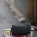 Túi clutch golf 1 khoá kéo da đan cầm tay thời trang sang trọng Lano CLT70