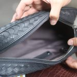 Túi clutch golf 1 khoá kéo da đan cầm tay thời trang sang trọng Lano CLT70