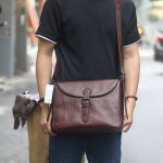 Túi đeo chéo dáng ngang da bò cao cấp Lano Kt218