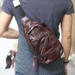 Túi nam đeo trước ngực da bò cao cấp Lano TDL88