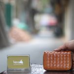 Ví kéo khoá nam da đan mẫu mới Lano VDN097
