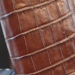 Ví cầm tay da cá sấu handmade khâu tay thủ công 100% Lano VCSTK015