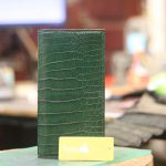 Ví cầm tay da cá sấu handmade khâu tay thủ công 100% Lano VCSTK015