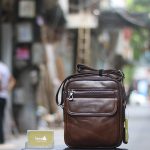 Túi nam xách tay kết hợp đeo chéo da bò cao cấp Lano KT223