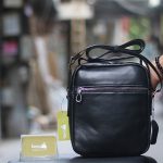 Túi nam xách tay kết hợp đeo chéo da bò cao cấp Lano KT223