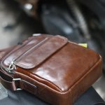 Túi nam xách tay kết hợp đeo chéo da bò cao cấp Lano KT223