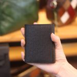 Ví 3 gấp khâu tay thủ công da bò cao cấp nhỏ gọn tiện lợi Lano VDNTK024
