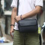 Túi đeo chéo da bò cao cấp handmade khâu tay thủ công 100% Lano CLTK016