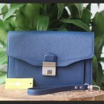 Clutch nam handmade da bò cao cấp khoá số bảo mật khâu tay thủ công Lano CLTK018
