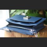 Clutch nam handmade da bò cao cấp khoá số bảo mật khâu tay thủ công Lano CLTK018