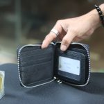 Ví da handmade khoá kéo sang trọng lịch lãm Lano VDNTK027