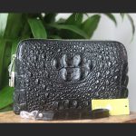 Clutch cá sấu nam khoá số hông Lano CLTCS01