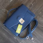 Clutch cầm tay kết hợp đeo chéo da thật handmade khâu tay thủ công Lano CLTK021