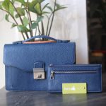 Clutch cầm tay kết hợp đeo chéo da thật handmade khâu tay thủ công Lano CLTK021